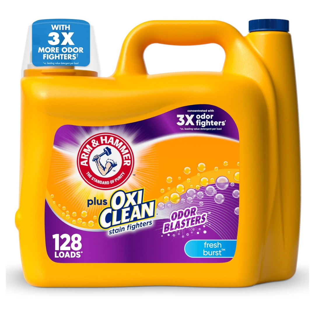 166.5-Oz Arm & Hammer Plus OxiClean Liquid Laundry Detergent
