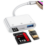 Lightning To SD/TF Card Camera Reader For iPhone