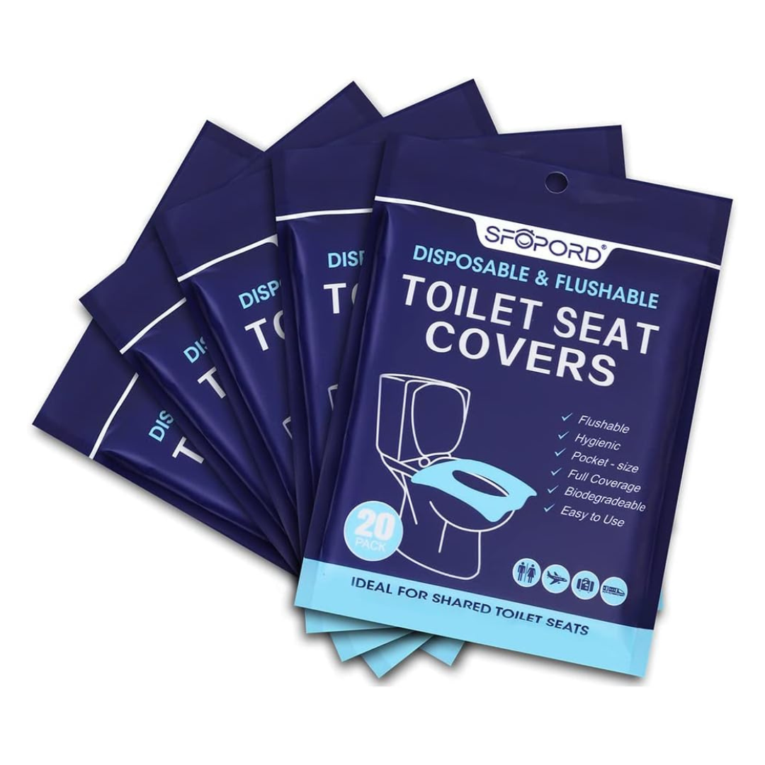 100-Count Disposable XL Toilet Seat Covers