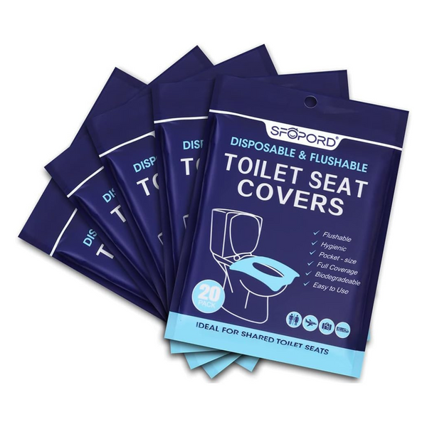 100-Count Disposable XL Toilet Seat Covers