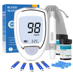 Glucose Monitor Kit With 100 Strips & Lancets