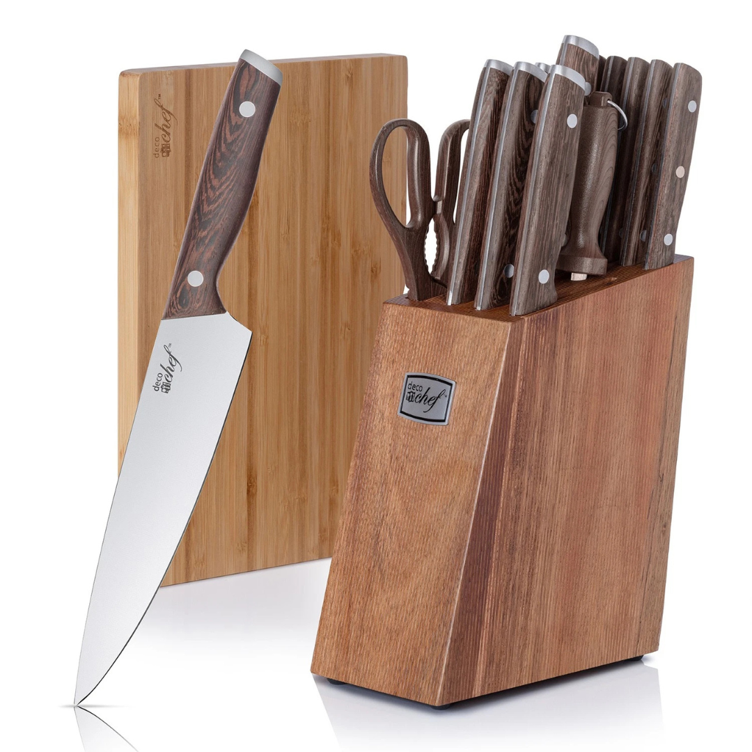 16-Piece Deco Chef Kitchen Knife Set