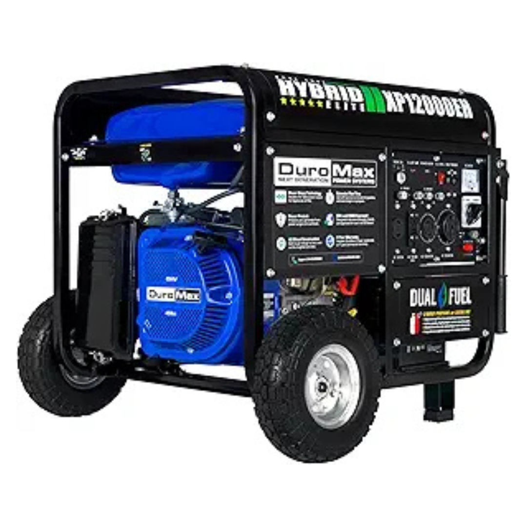 DuroMax XP12000EH 12000 Watt Dual Fuel Portable Generator