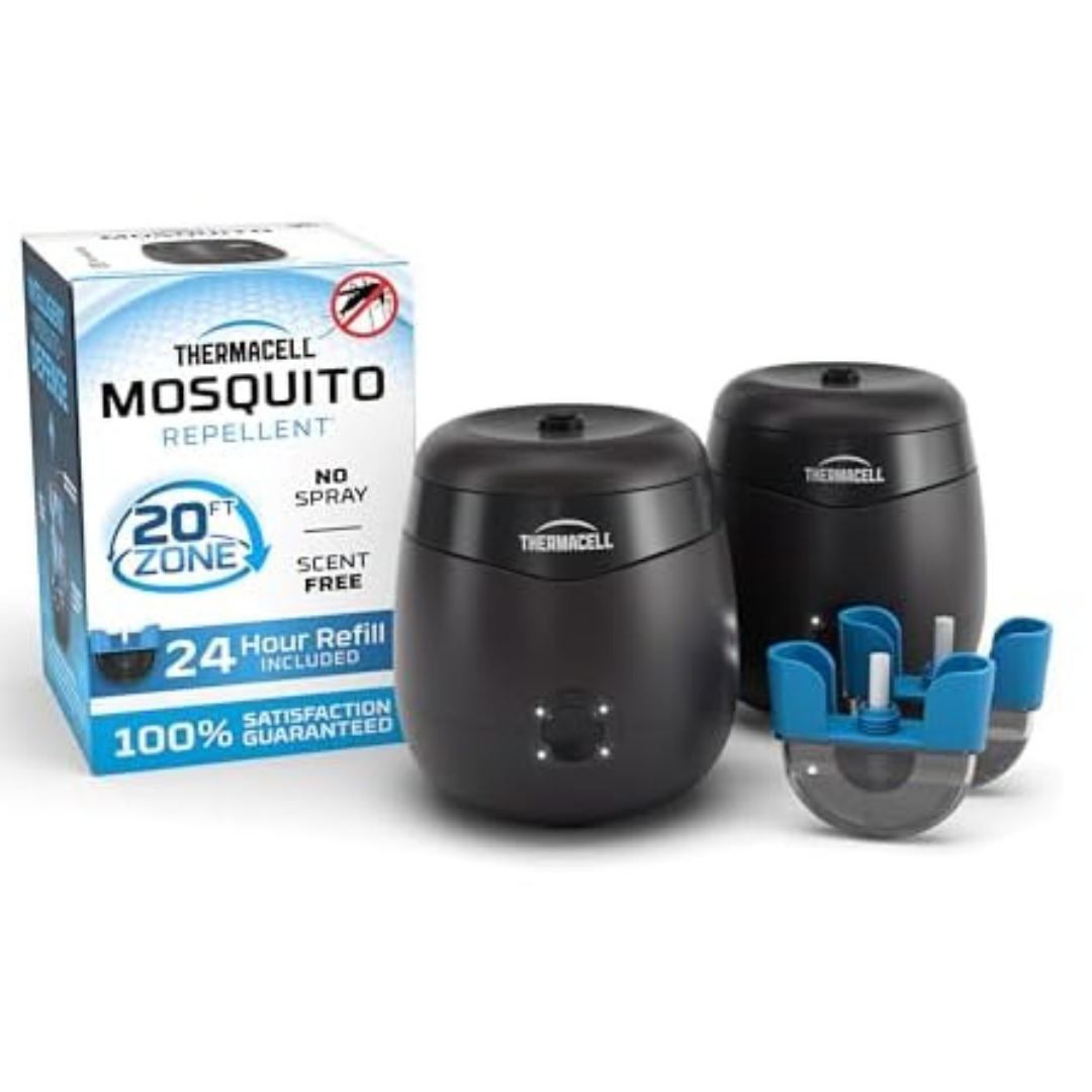 2-Pack Thermacell E55 E-Series Mosquito Repellents with Refill