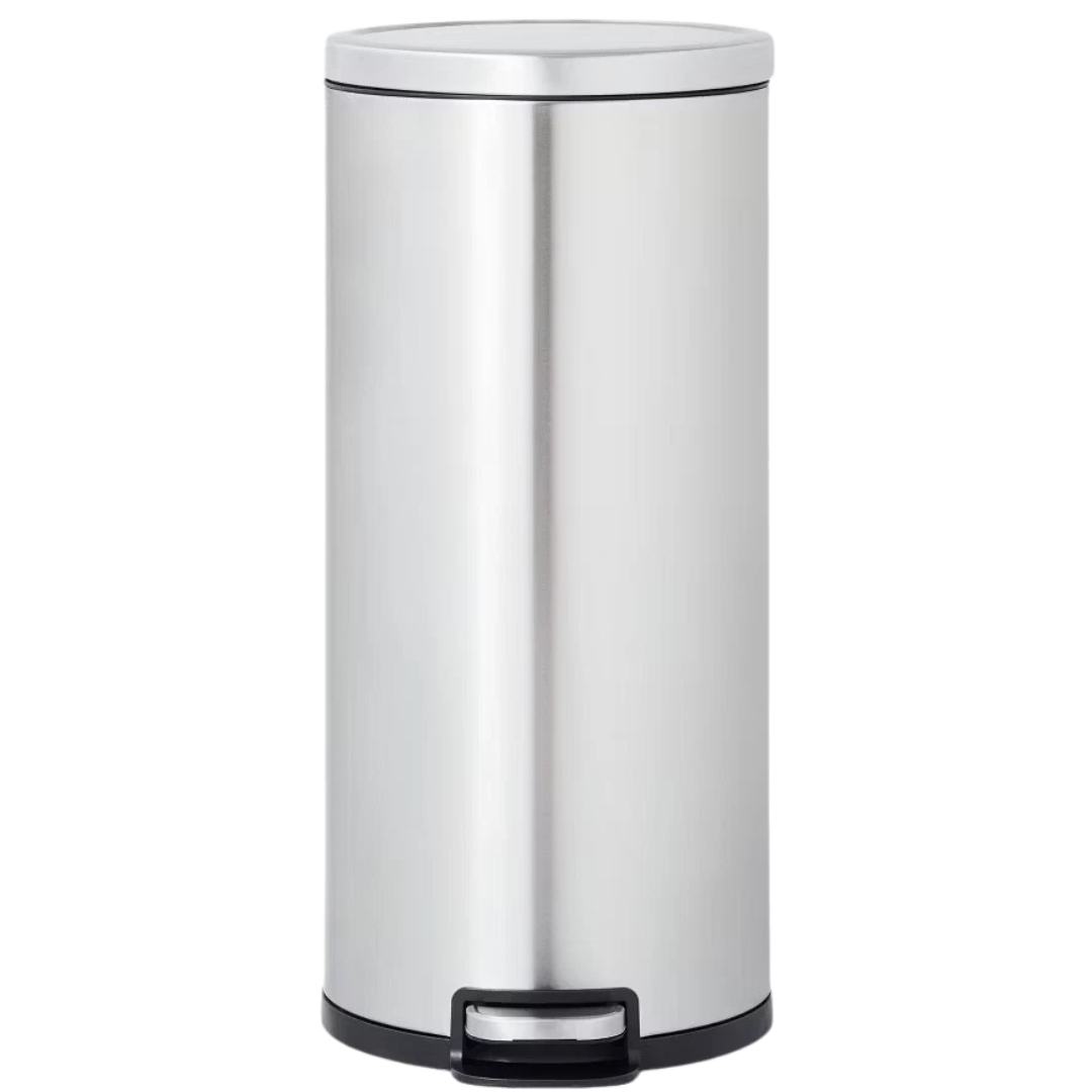 Brightroom 30L Stainless Steel Kitchen Trash Can