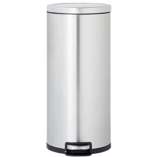 Brightroom 30L Stainless Steel Kitchen Trash Can