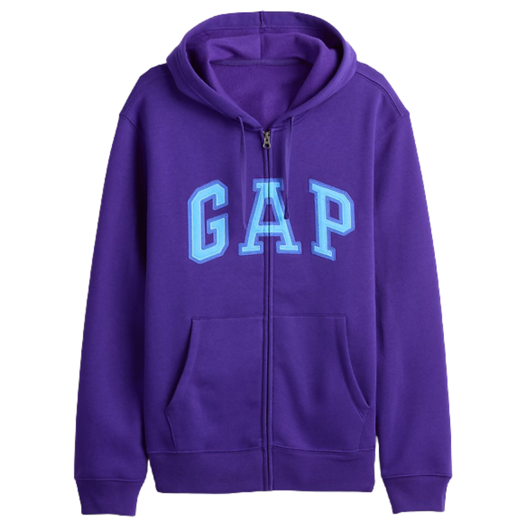 Gap Factory Men's Relaxed Gap Logo Zip Hoodie (Various Colors)