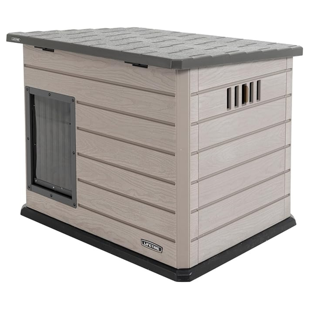 Deluxe Weather Protected Dog House With Adjustable Vents