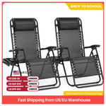 Set Of 2 Portable Zero Gravity Recliner Camping Chair