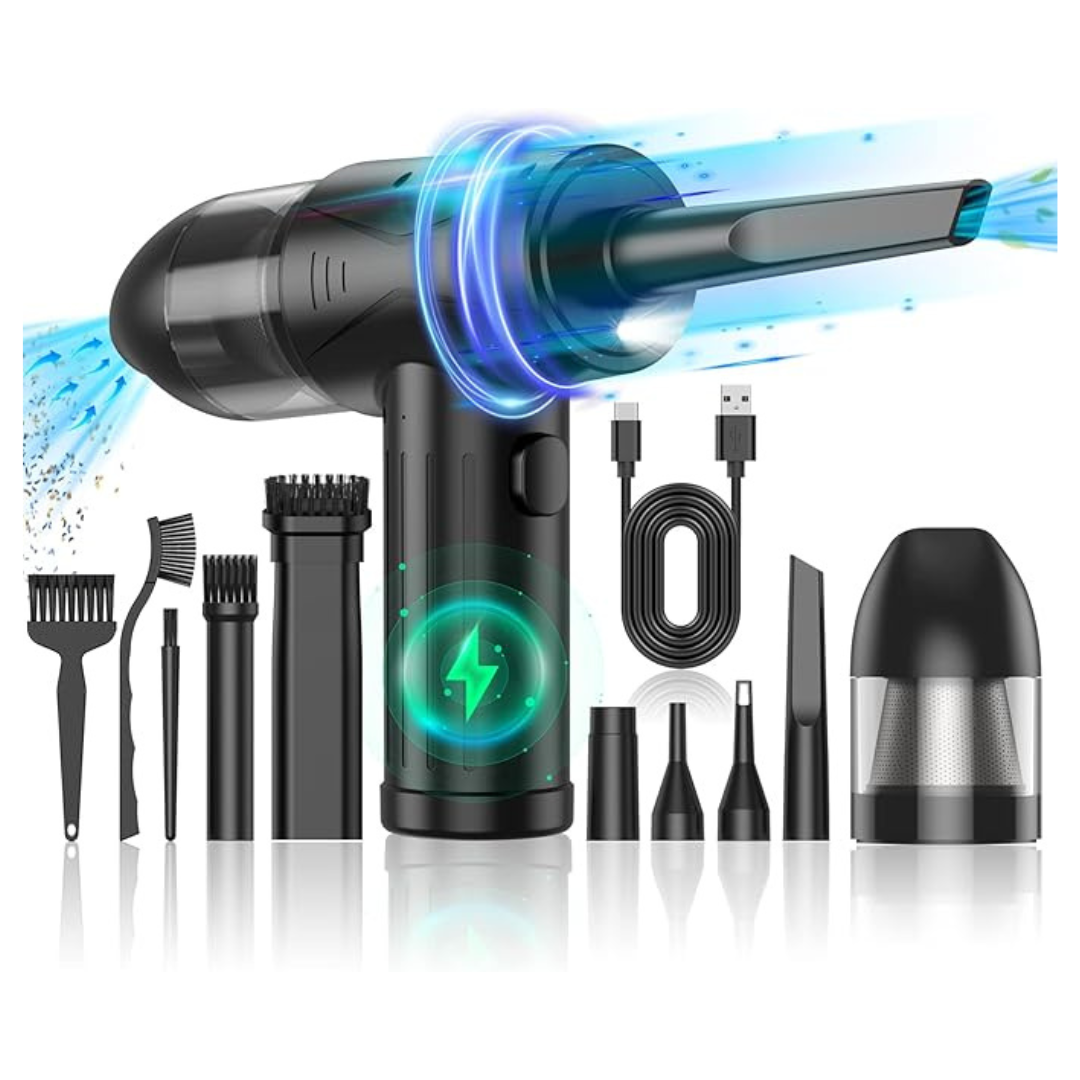 Electric 110000RPM 2-In-1 Air Duster And Vacuum Cleaner
