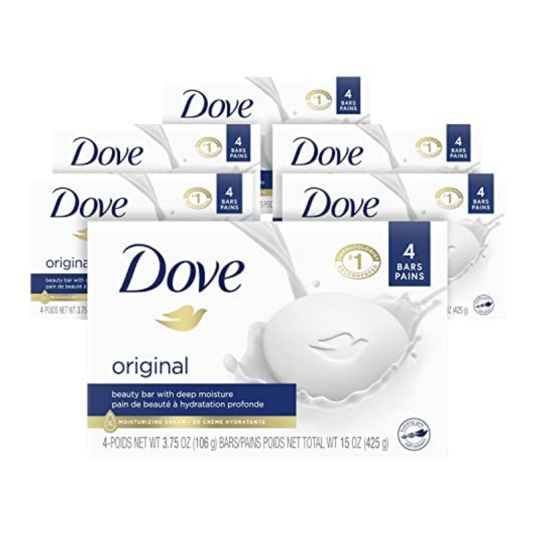 24-Count 3.75 oz Dove Beauty Bar Moisturizing Soap Bar (Original)