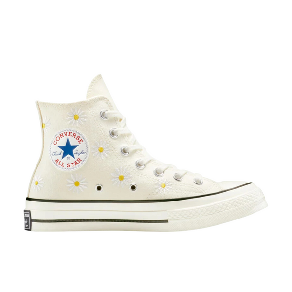 Converse Unisex Chuck 70 Embroidered Daisies High Top Shoes