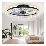 Matulsa 20'' Smart Low Profile Ceiling Fans W/ Lights & Remote