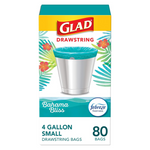 80-Count Glad 4 Gallon Febreze Bahama Bliss Garbage Bags