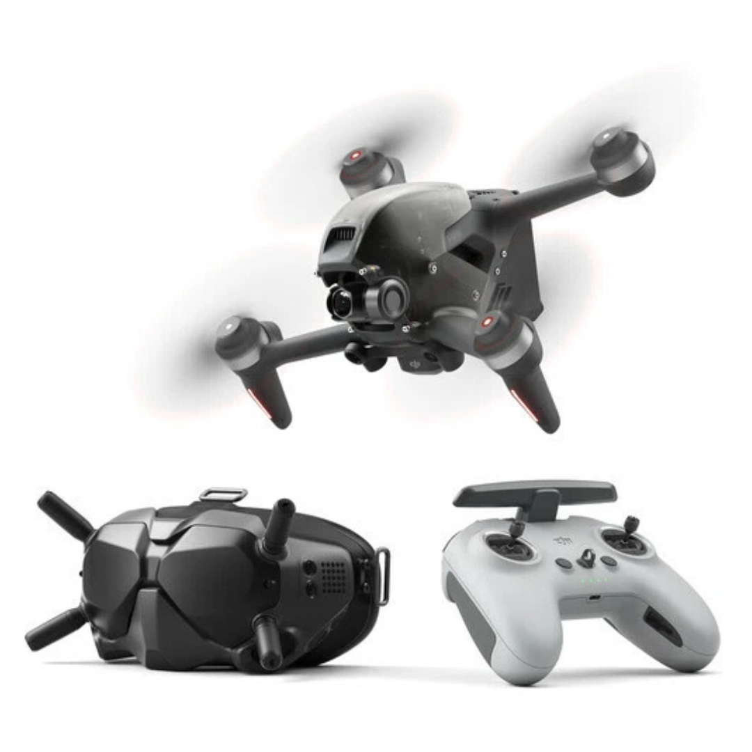 DJI FPV UAV Quadcopter Drone Combo With Goggles V2 [Certified Refurb]