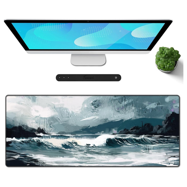 Galdas Non-Slip Rubber Keyboard Mouse Pad (31.5" x 11.8" x 0.08")