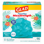 90-Count 13-Gallon Glad ForceFlex MaxStrength Kitchen Trash Bags