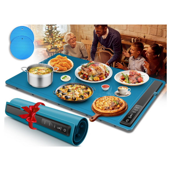 Electric Foldable Silicone Food Warmer Mat