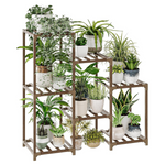 3-Tier 32" x 11.8" x 34" Ladder Plant Pot Holder