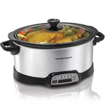 7-Qt Hamilton Beach Programmable Slow Cooker (33473)