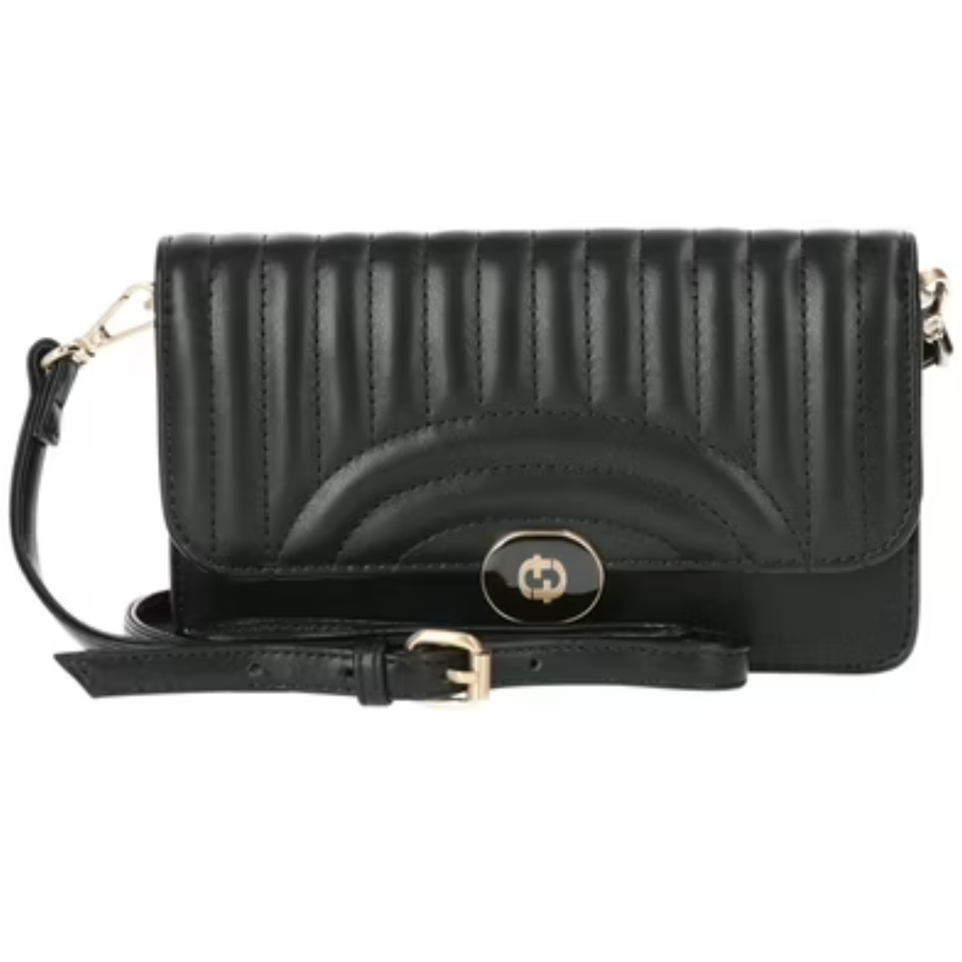 Time and Tru Women's Gigi Quilted Flap Top Wallet