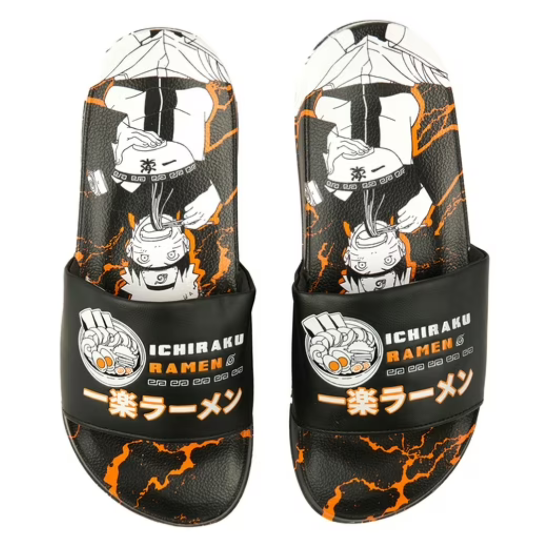 Naruto Mens Ramen Sport Slide Sandals