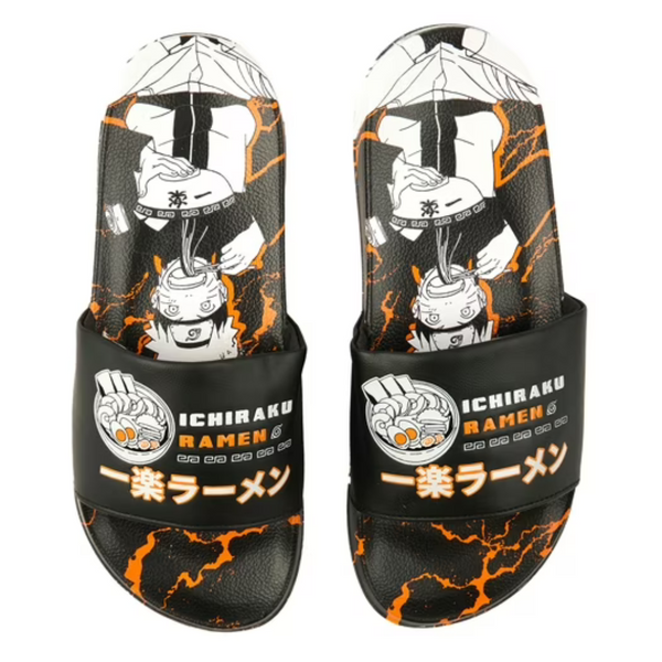 Naruto Mens Ramen Sport Slide Sandals