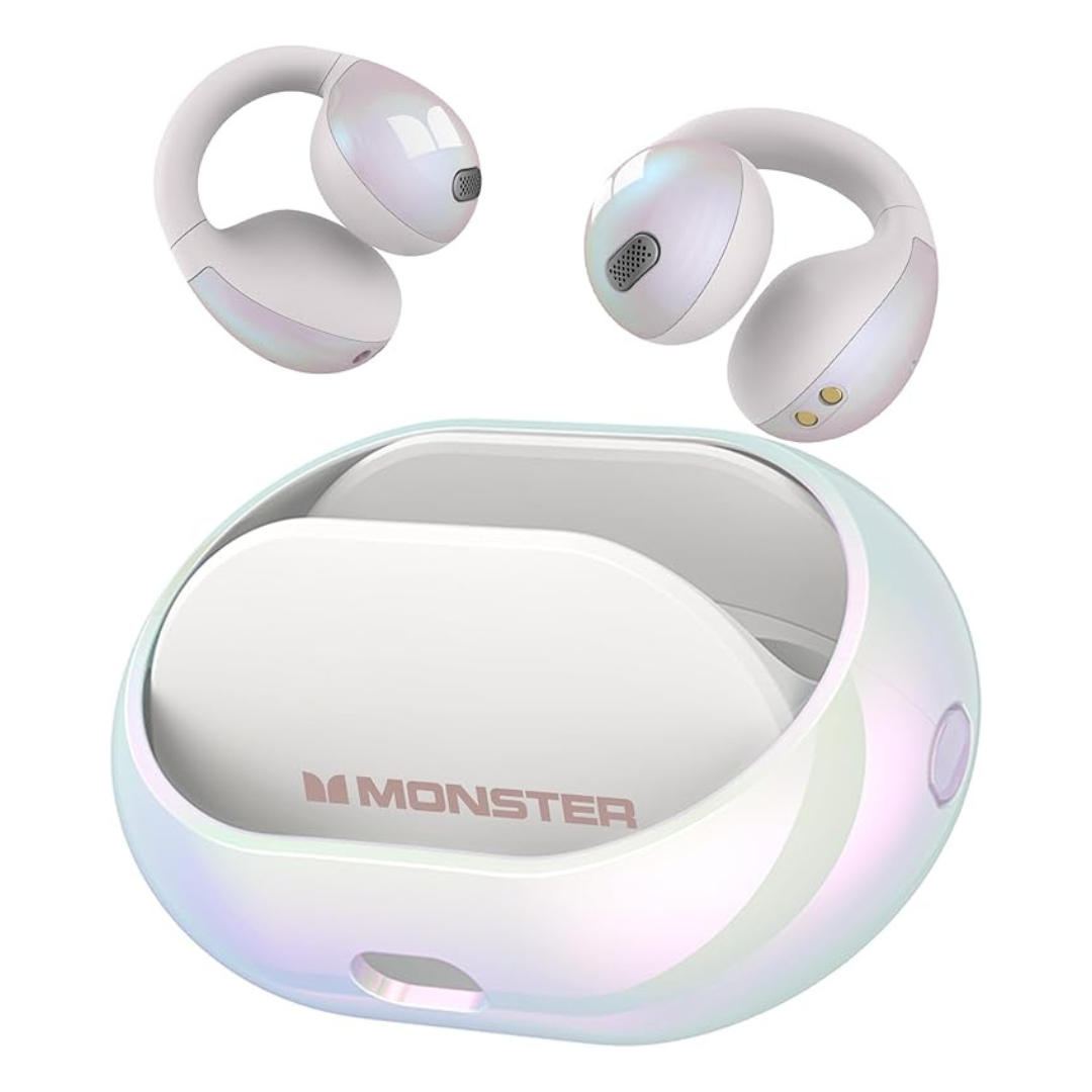 Monster Waterproof Open Ear AC600 Bluetooth Clip-On Earbuds