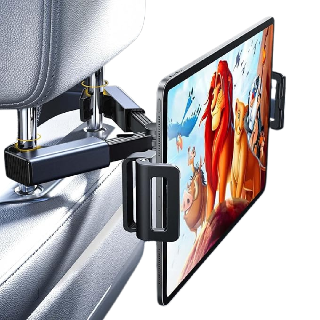 Travel Portable Car Mount Back Seat Headrest Tablet iPad Holder