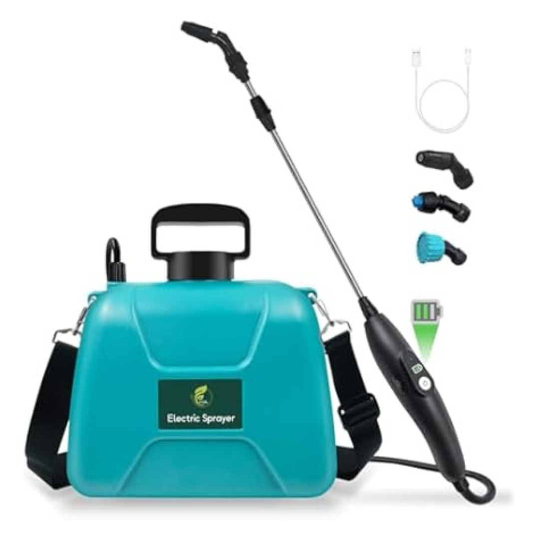 Giftsfaloy 2 Gallon Battery Powered Garden Electric Sprayer