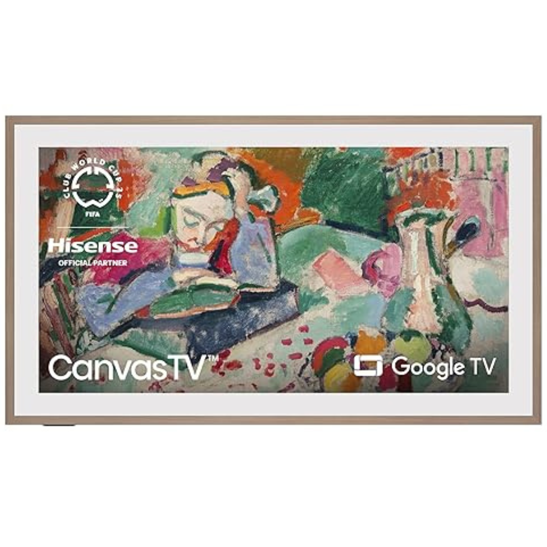 Hisense 55S7N CanvasTV 55" 4K HDR Smart QLED Google TV With Wall Mount