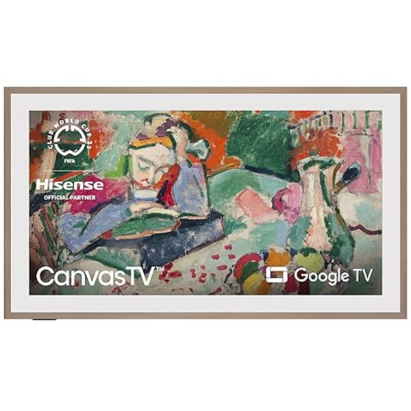 Hisense 55S7N CanvasTV 55" 4K HDR Smart QLED Google TV With Wall Mount
