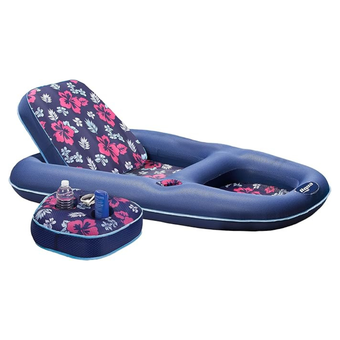 Aqua Campania Ultimate 2-In-1 Inflatable Pool Float Lounge