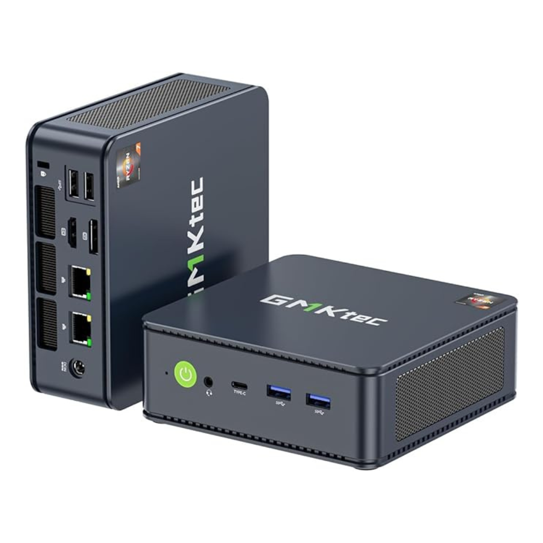 GMKtec Nucbox M5 Plus Series Mini Gaming Desktop (Ryzen 7 5825U / 16GB RAM / 512GB SSD