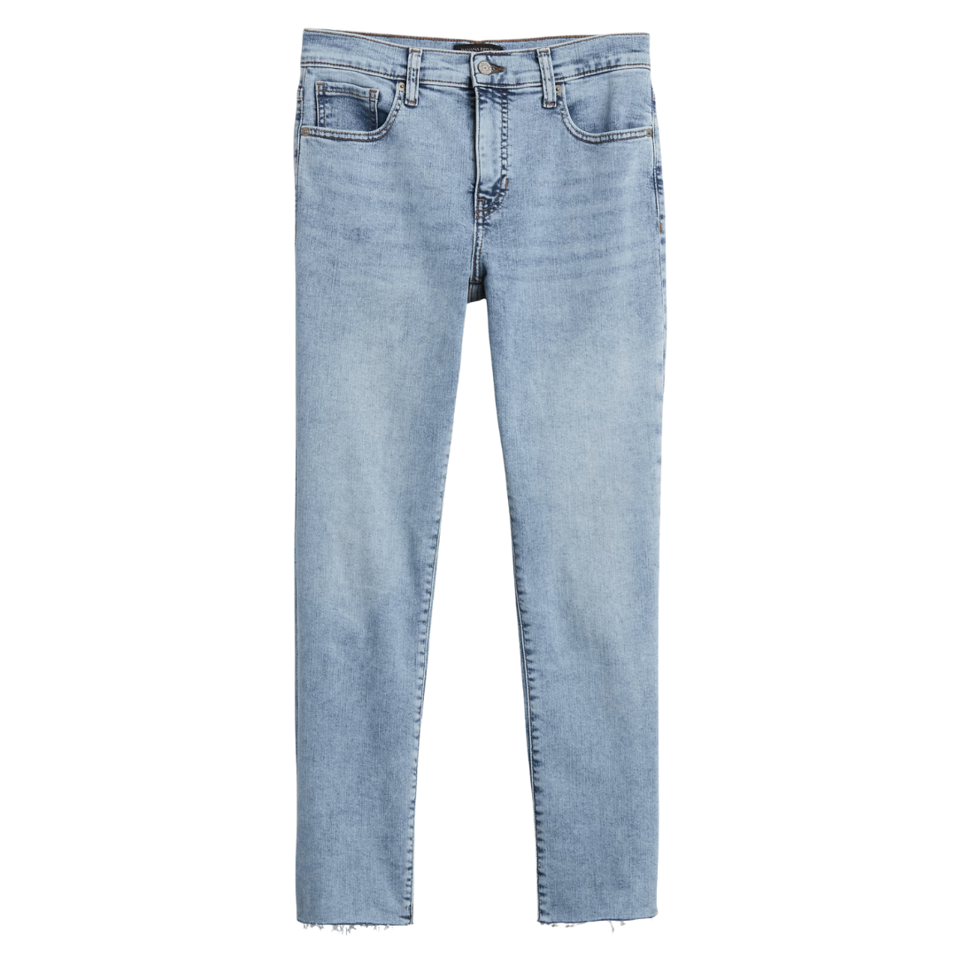 Banana Republic Factory Women's High-Rise Slim Raw Hem Jeans
