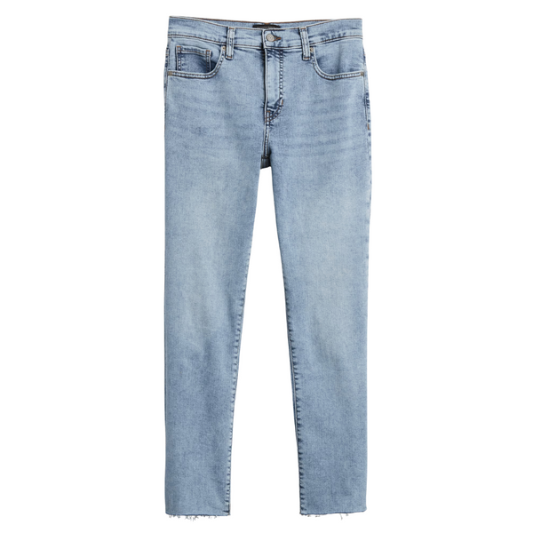 Banana Republic Factory Women's High-Rise Slim Raw Hem Jeans