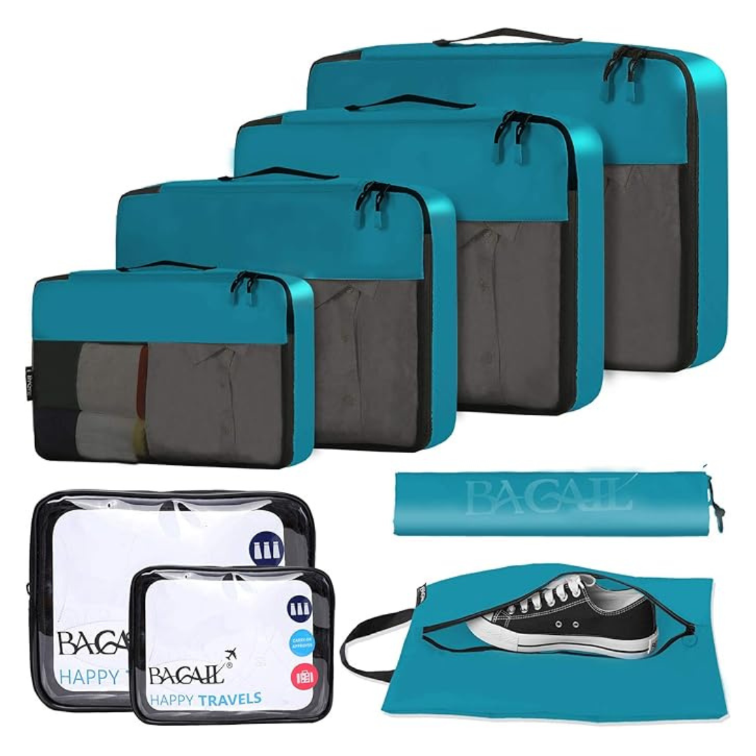 Set Of 8 Bagail Packing Cubes Luggage Set