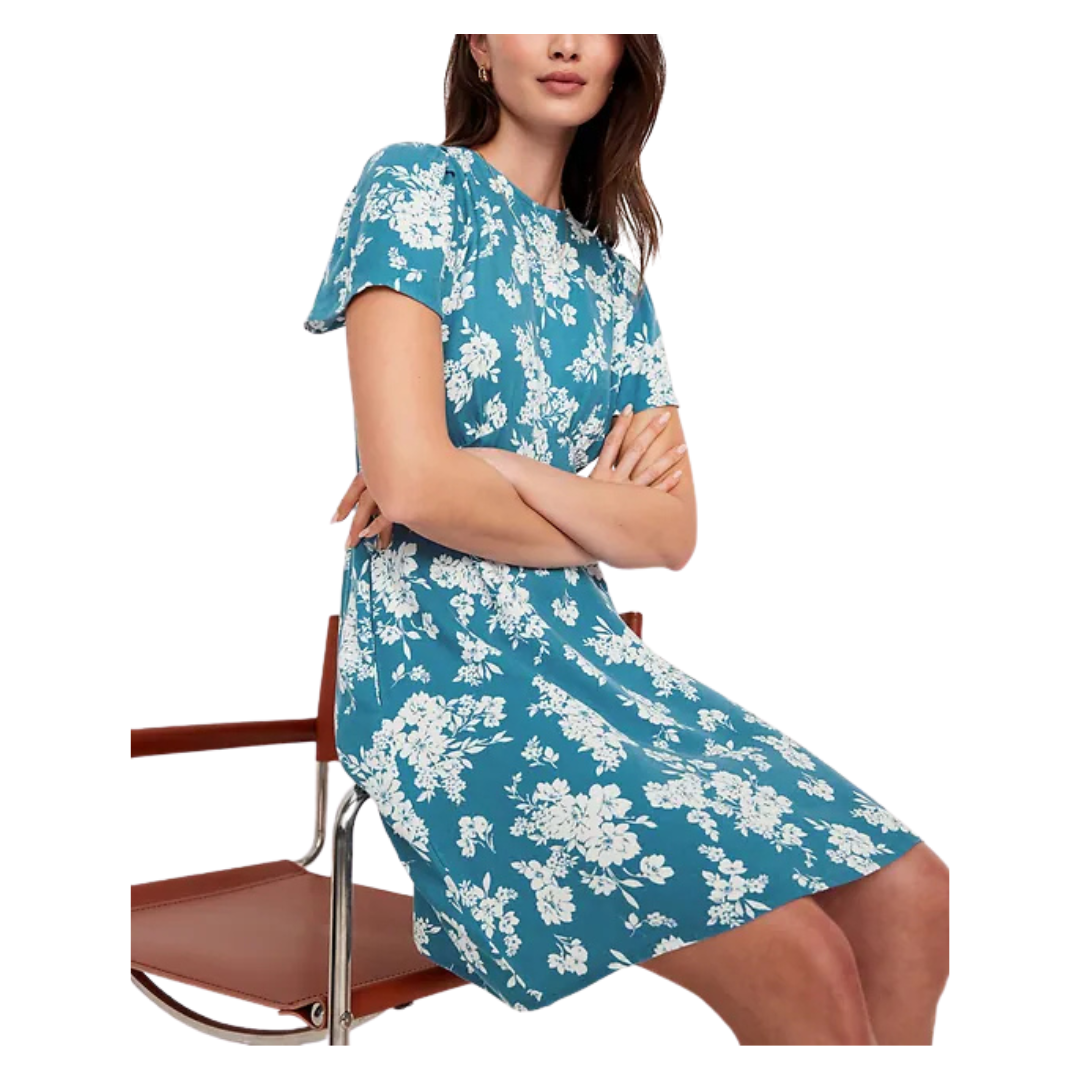 Old Navy Women's Crepe Mini Dress (Bold Floral)
