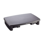 Amazon Basics Adjustable Computer Monitor Riser Desk Stand (Black)