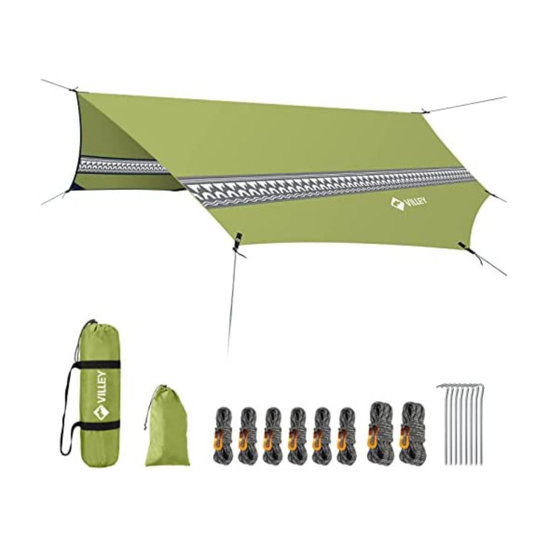 Villey Octagonal Waterproof Hammock Tent Rain Fly (2 Colors)