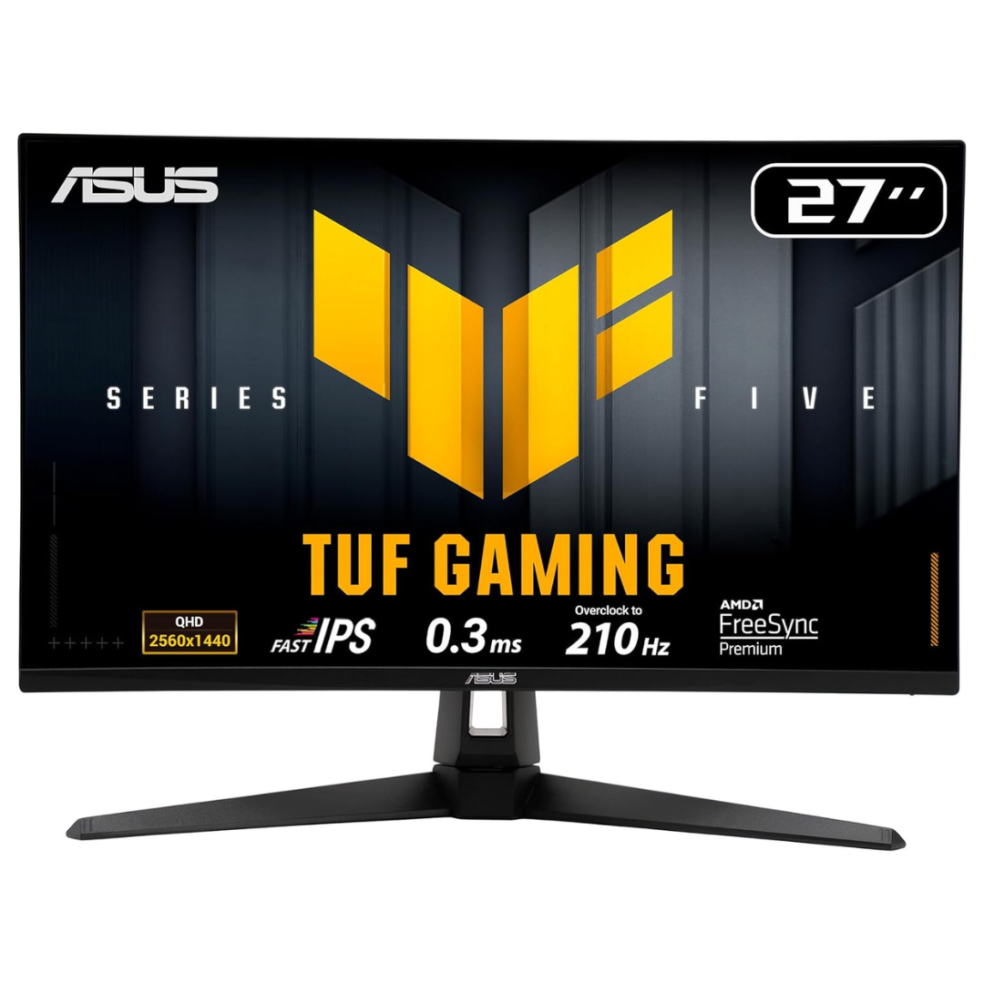 27" ASUS TUF WQHD 210HZ 0.03ms Rapid IPS Freesync Monitor