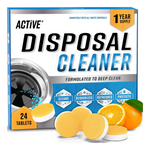 24-Pack ACTIVE Garbage Disposal Cleaner Tablets & Deodorizer Tablets