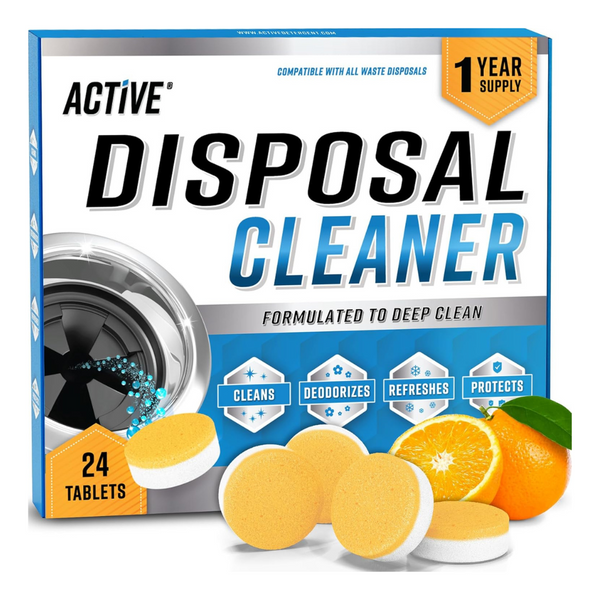 24-Pack ACTIVE Garbage Disposal Cleaner Tablets & Deodorizer Tablets