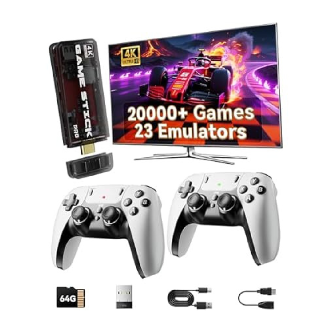Rmoka Retro Pro 4K Plug & Play Console With 20,000+ Games & 64GB