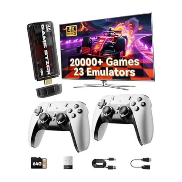 Rmoka Retro Pro 4K Plug & Play Console With 20,000+ Games & 64GB