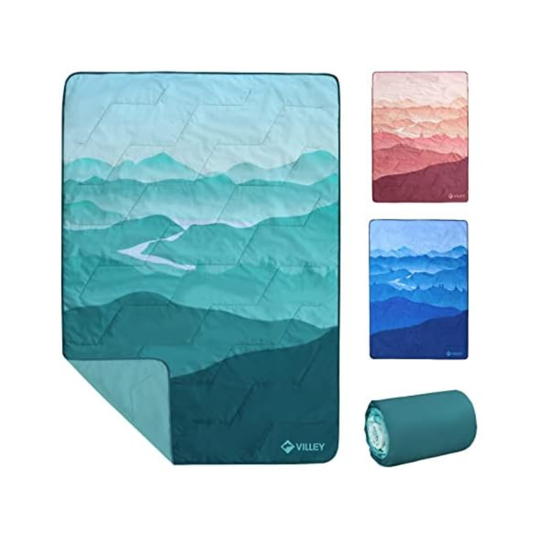 Villey 52" x 75" 3-Layer Portable Picnic Blanket