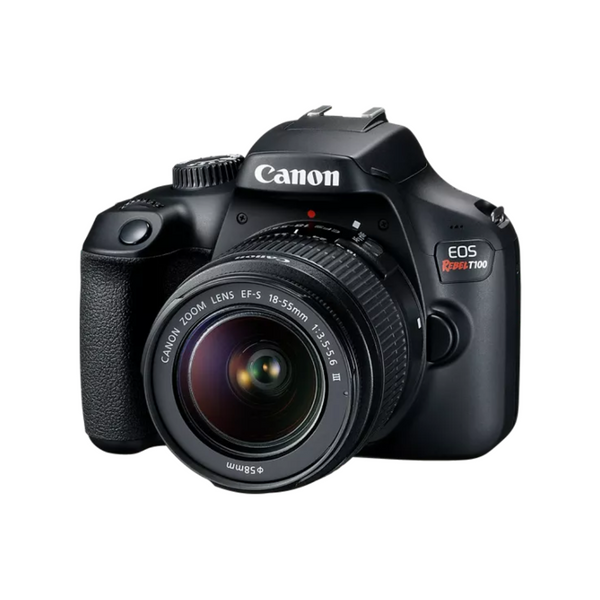 Canon EOS Rebel T100 18MP DSLR With 18-55mm Lens [Refurbished]