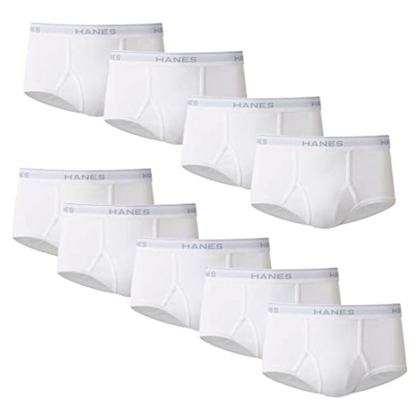 9-Pack Hanes Men's Tagless ComfortFlex Briefs (S-XL)