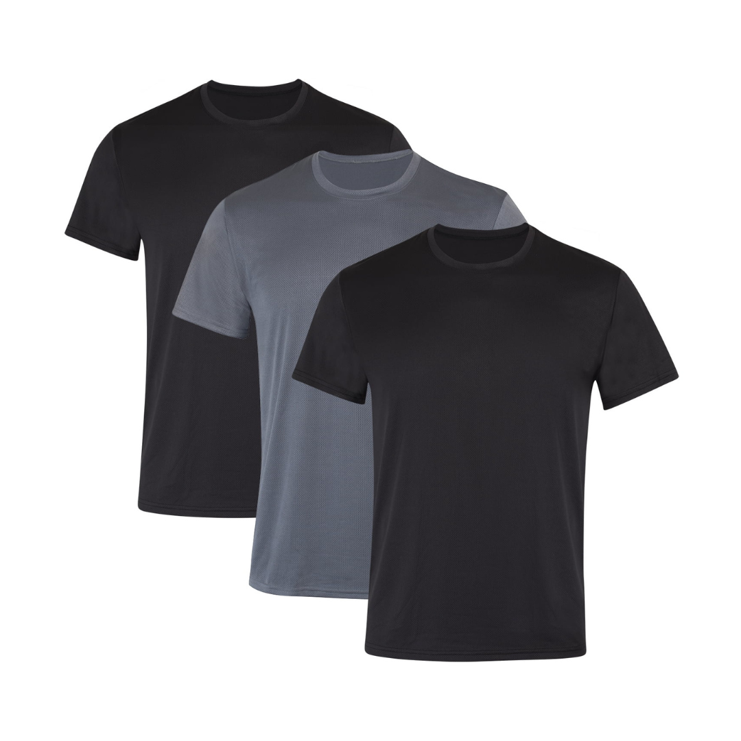 3-Pack Hanes Men's X-Temp Moisture-Wicking T-Shirts (2 Colors)