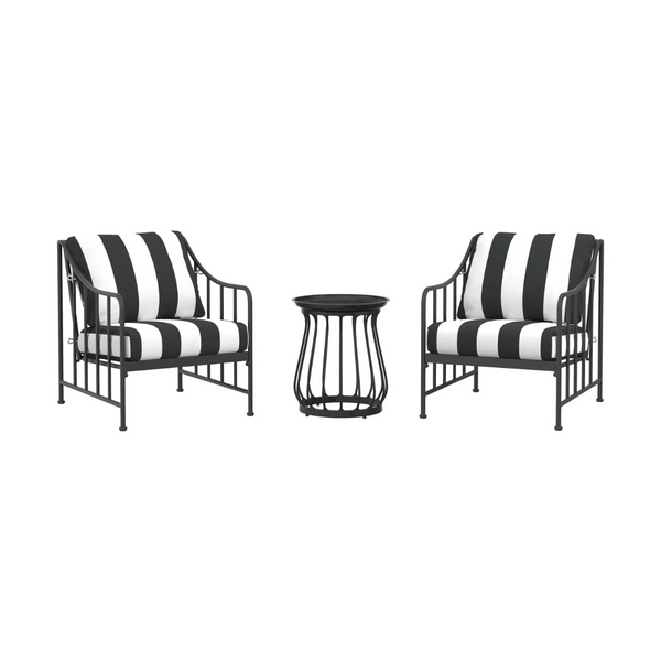 3-Piece Better Homes & Gardens Aubrey Steel Stationary Chat Set